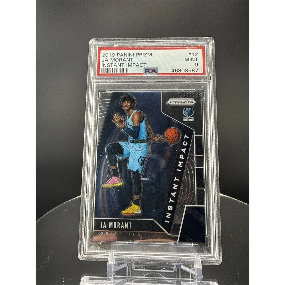 2019 Prizm #12 Ja Morant Instant Impact RC PSA 9 Grizzlies Rookie